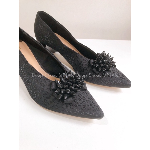 Giày cao gót da vằn hoa đá Zara 675