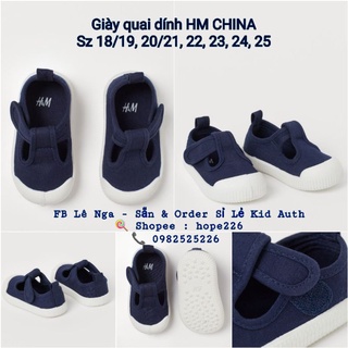 Giày quai dính HM UK/CN chính hãng sz 18/19, 20/21, 22, 23, 24, 25