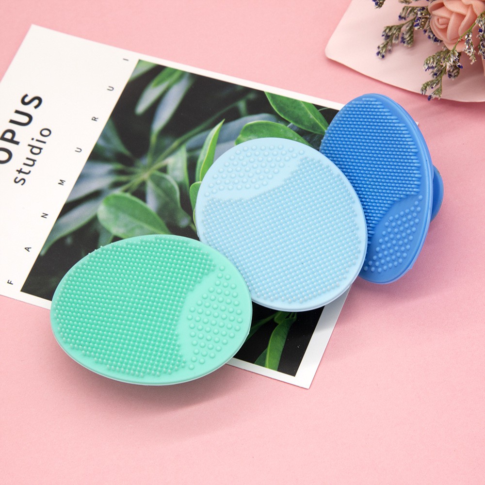 SG - Miếng rửa mặt silicon mềm massage mặt loại bỏ mụn cleansing pad