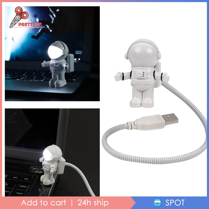 ✨Hàng sẵn sàng✨Đèn Ngủ 1 Cổng Usb 0.5w Hình Phi Hành Gia