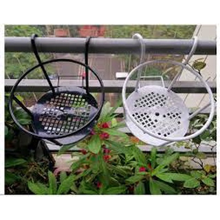 Giỏ sắt treo chậu cây, kệ để chậu hoa cây cảnh có móc