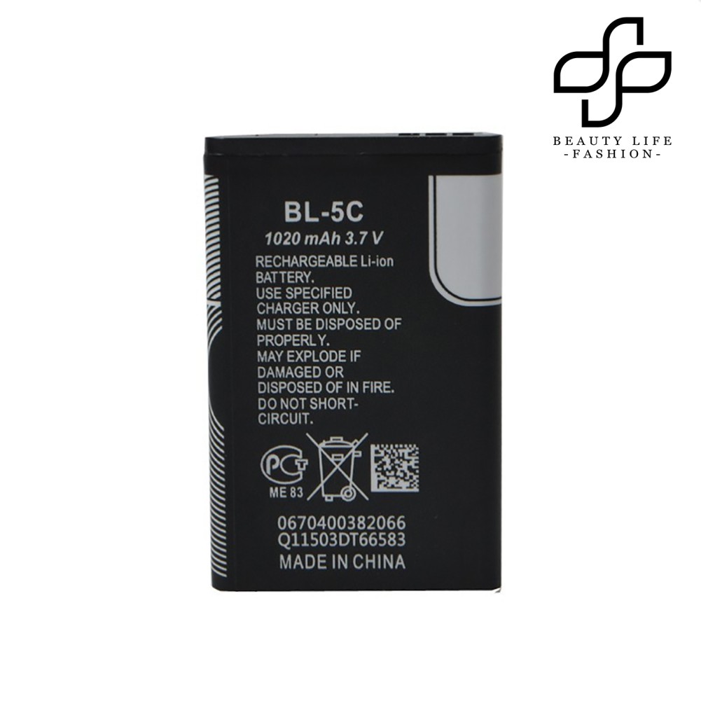 Pin Sạc Li-Ion 1020mah 3.7v Cho Nokia Bl-5C