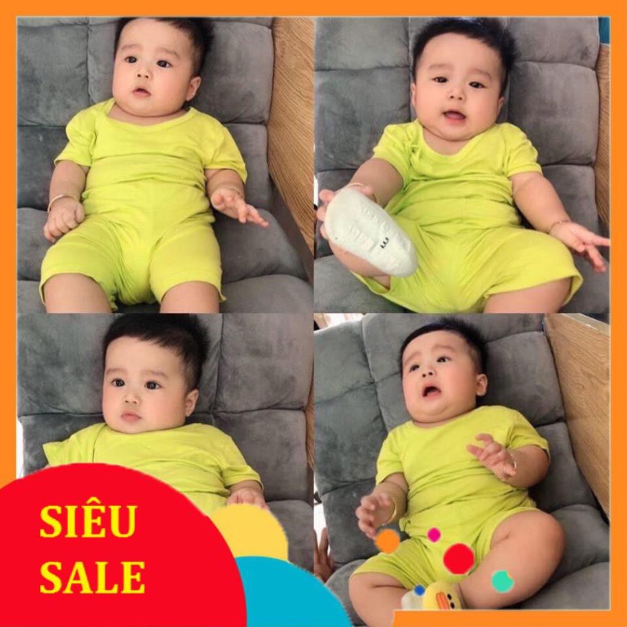 Đồ Bộ Bé Trai, Bé Gái Minky Mom Chất Thun Lạnh, Đồ Bộ Cho Bé Mặc Nhà Cộc Tay Mùa Hè MKM21-01