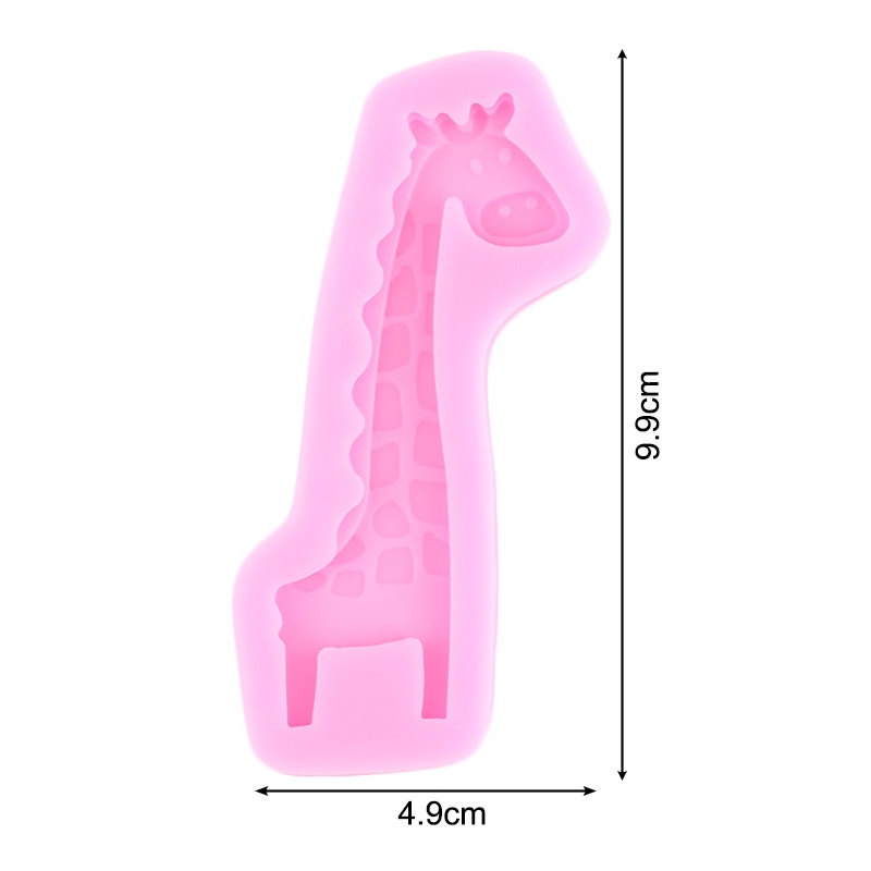 Khuôn Silicone Tạo Hình Làm Bánh Hình Động Vật DIY