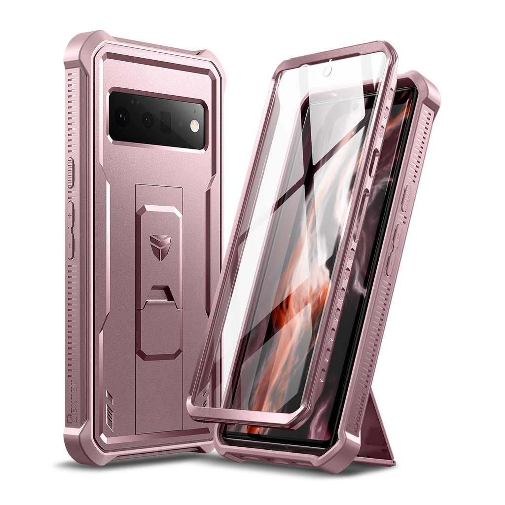 Dexnor-360 Full Case Cho Google Pixel 6 Pro 5G Pixel 6 [Tích hợp bảo vệ màn hình và chân đế] Vỏ bảo 