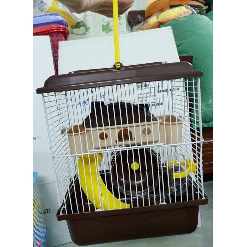 Lồng hamster cổ điển (23x17x25cm) (có clip ráp nhà)