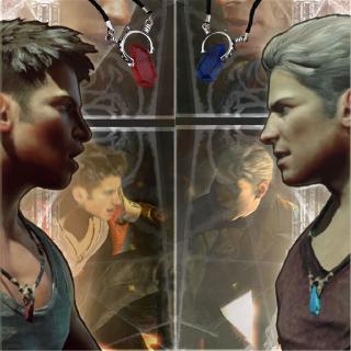 Dây Chuyền Mặt Đá Khắc Chữ Devil May Cry 5 Thời Trang