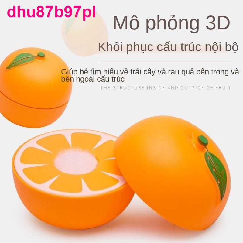 Đồ chơi cắt trái cây và hạnh phúc cho bé trai trẻ em gái 3-6 tuổi bán buôn bếp nhỏ nấu ăn