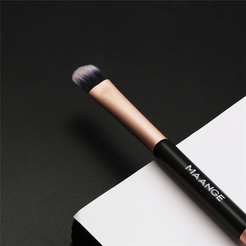 [Hàng mới về] Cọ trang điểm hai đầu tay cầm bằng gỗ sử dụng cho trang điểm mắt
