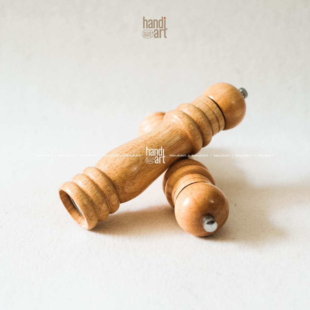 Cối xay tiêu bằng gỗ - Xay tiêu cầm tay -  Wooden pepper mill