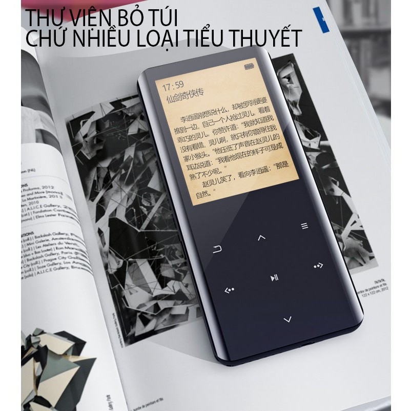 Máy Nghe Nhạc MP3 Màn Hình Cảm Ứng Bluetooth Ruizu D18 Bộ Nhớ Trong 32GB - Hàng Chính Hãng