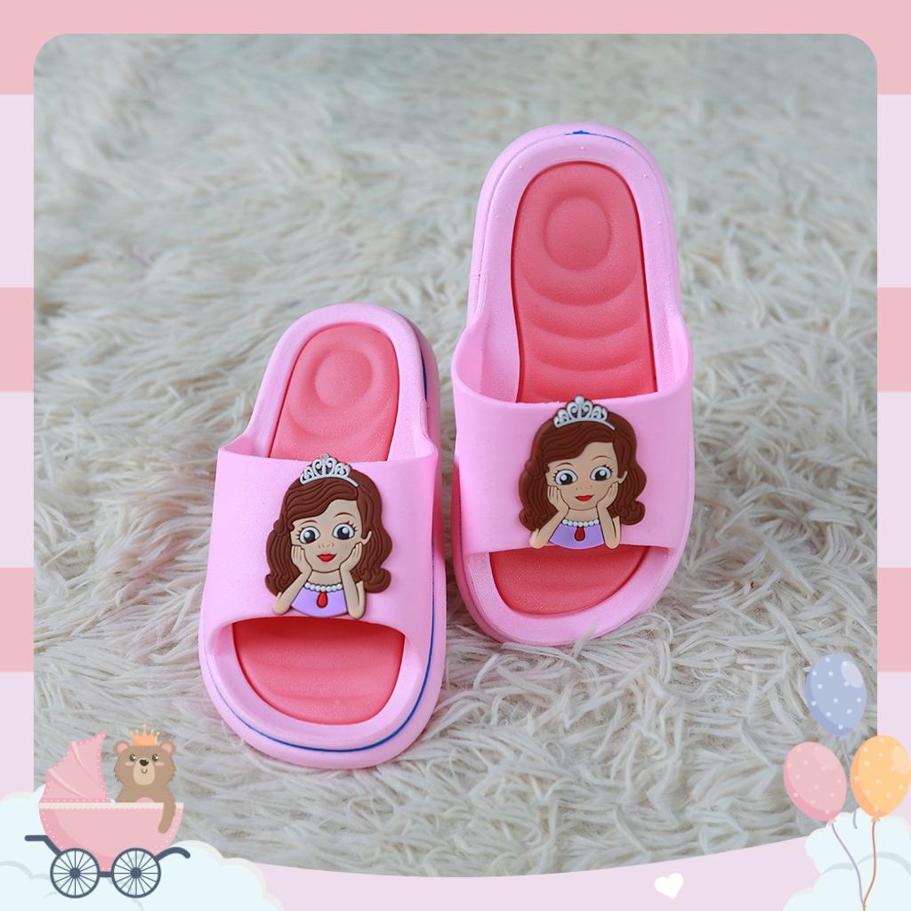 Dép Lê Bé Trai Gái Quai Ngang Màu Sắc Rực Rỡ