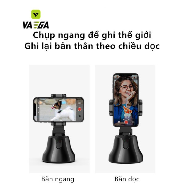 Camera theo dõi đối tượng 360 ° Smart PTZ Video Camera nhận dạng khuôn mặt áp dụng cho Facebook TikTok Youture