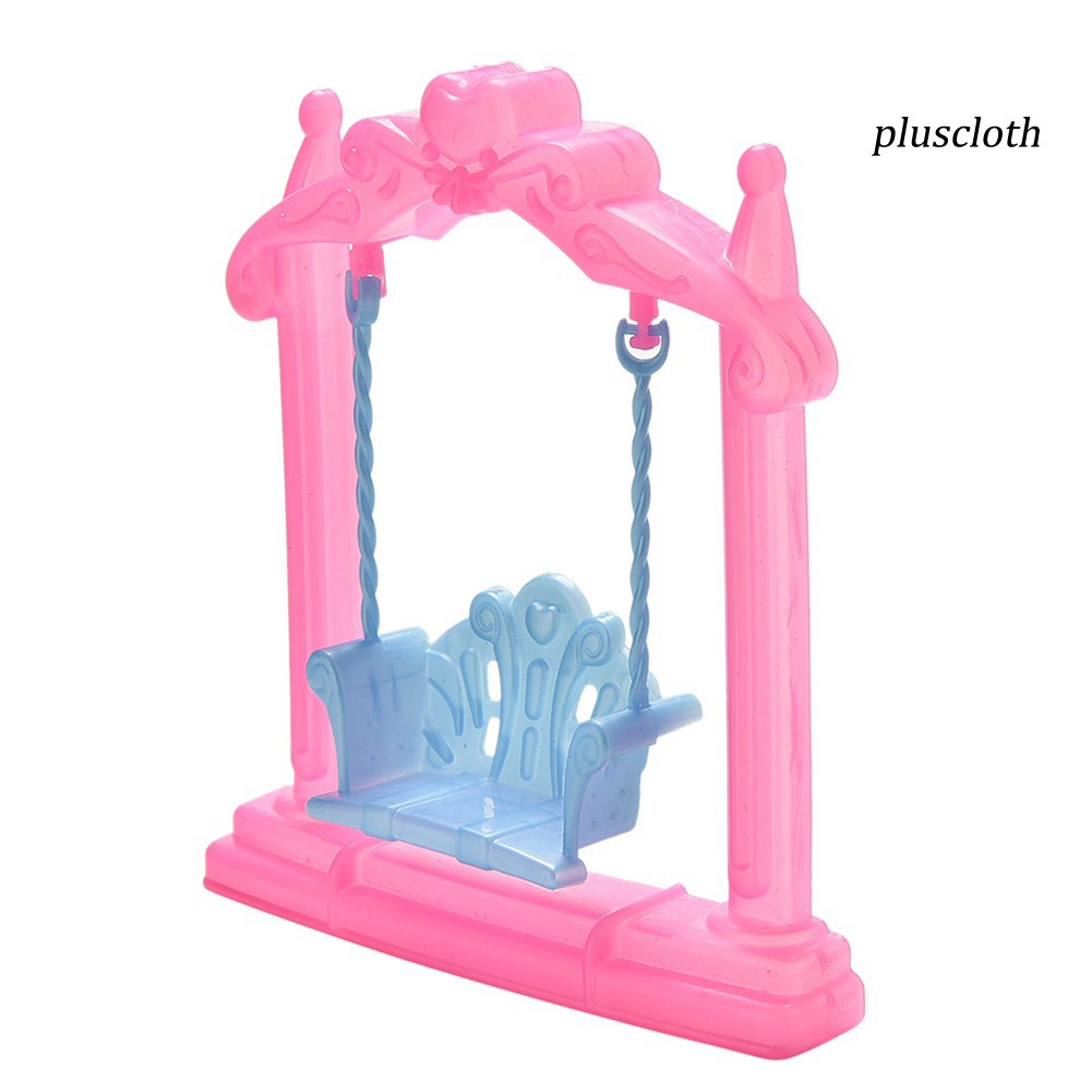Mô hình xích đu mini đáng yêu dành cho trang trí nhà búp bê
