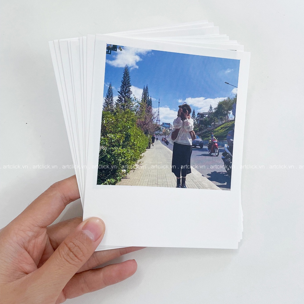 In ảnh Polaroid size 10x13cm Polaroid loại giấy bất kỳ, in ảnh theo yêu cầu