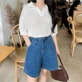 Áo len đan cổ v [ Hình thật ]