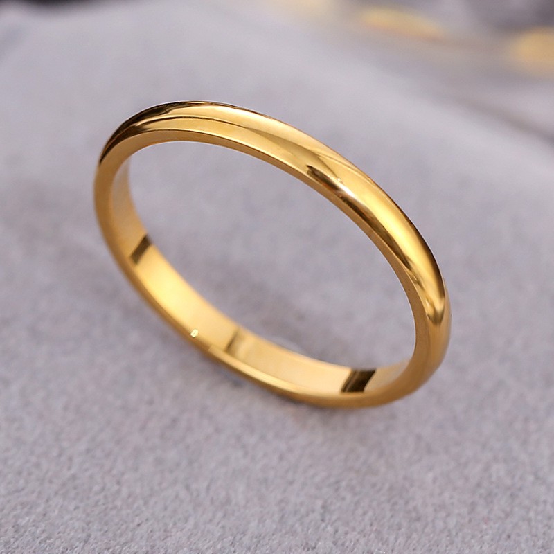 Nhẫn Đeo Tay Màu Vàng Hồng/Đen Phong Cách Hàn Quốc T1270