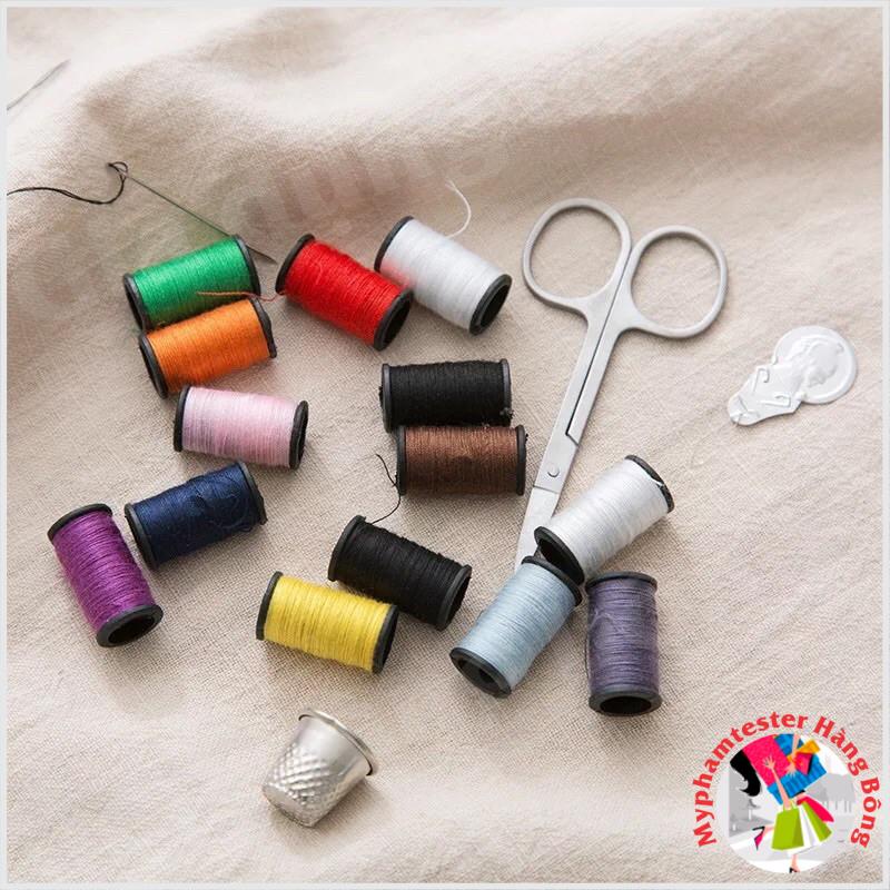 Bộ kim chỉ và dụng cụ may vá 12 chi tiết hàng đẹp