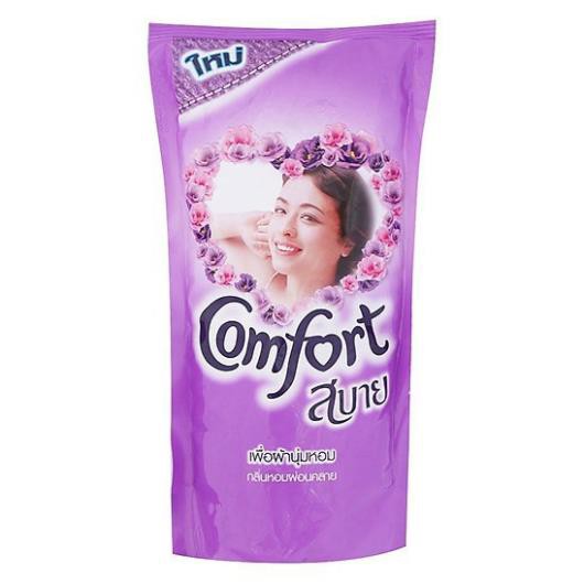 Nước xả comfo thái 580ml - nước xả comfort - nước xả làm mềm vải - túi nước xả quần áo thơm lâu