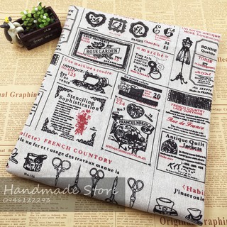 Vải canvas mẫu may