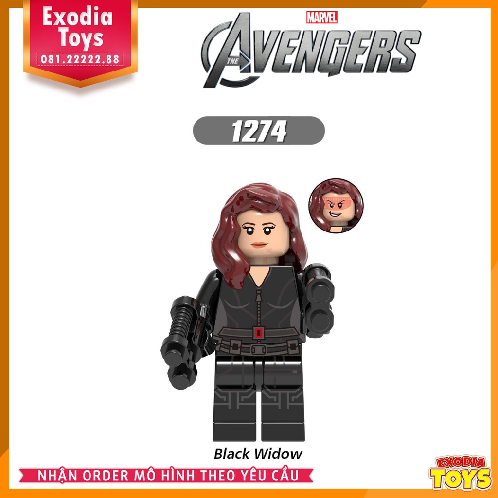 Xếp hình Minifigure Marvel Biệt đội siêu anh hùng Avengers (2012) - Đồ Chơi Lắp Ghép Sáng Tạo - XINH X0259