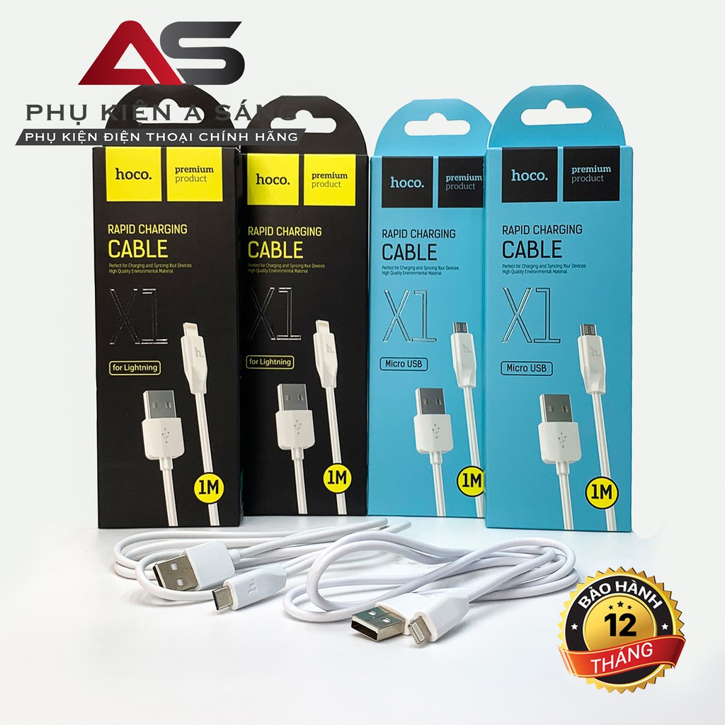 Cáp Hoco X1 cho iphone – android