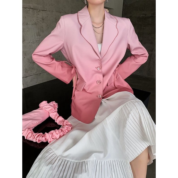 Od 2-3 tuần áo khoác vest dây nơ