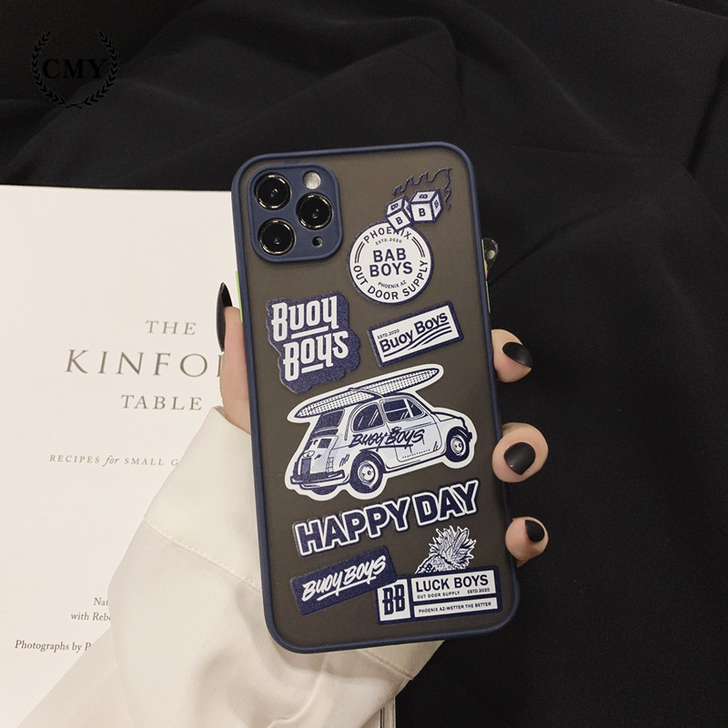 Ốp điện thoại silicon họa tiết nhãn sáng tạo dành cho iPhone11/11Pro 11pro Max X XR XS XS MAX 7 8 plus SE | BigBuy360 - bigbuy360.vn
