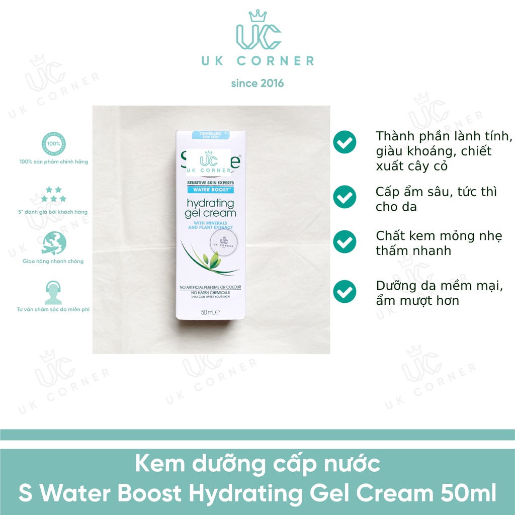 Kem dưỡng cấp nước Simple Water Boost Hydrating Gel Cream 50ml