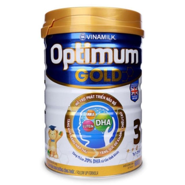 Sữa bột Vinamilk Optimum Gold 3 900g