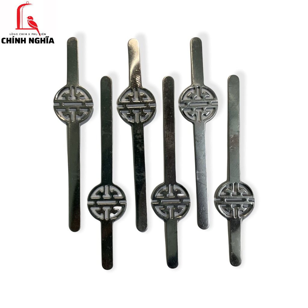 Nẹp lồng chào mào, khuyên - Nẹp hình đồng tiền  - Phụ kiện Lồng Chim Chính Nghĩa