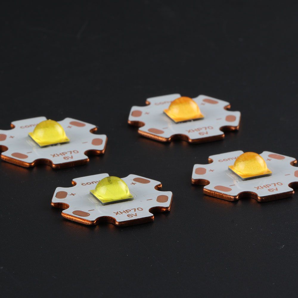 Đèn Pin CREE XHP70.2 LED Với Bảng Đồng 6V 25mm / 20mm DTP Cho Đèn Pin 30W