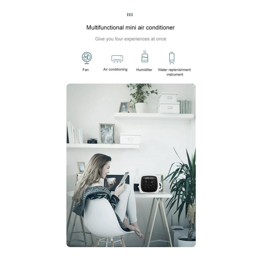 2023 Quạt điều hòa gia đình Quạt Tạo Ẩm USB Di Động Máy làm mát mini mới