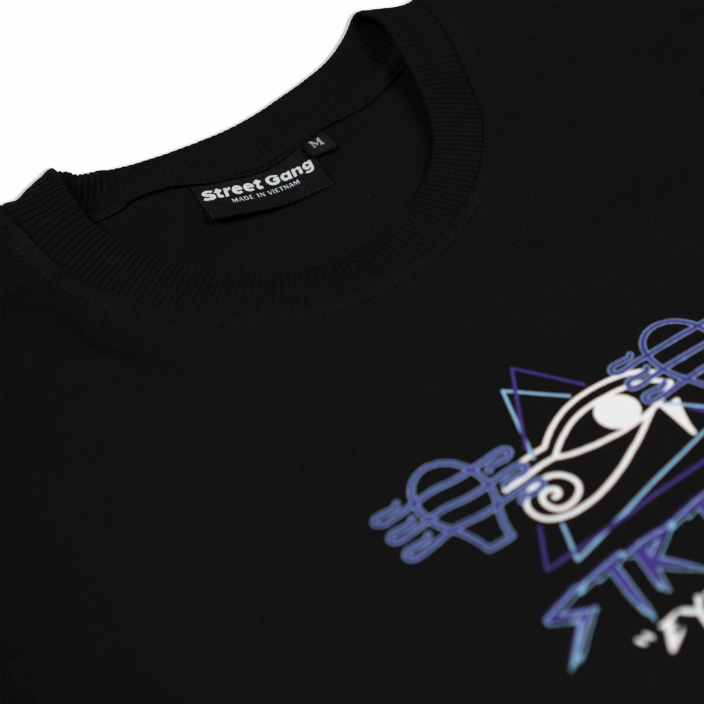 Áo thun thần Bast - Đen - Street Gang
