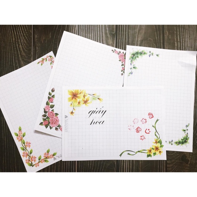 50 tờ giấy hoa Queenbee