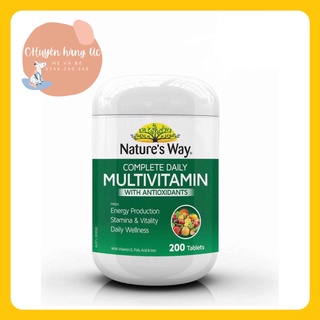 Vitamin tổng hợp tảo biển Nature’s Way Complete daily Multivitamin - 200 viên Chuẩn Úc