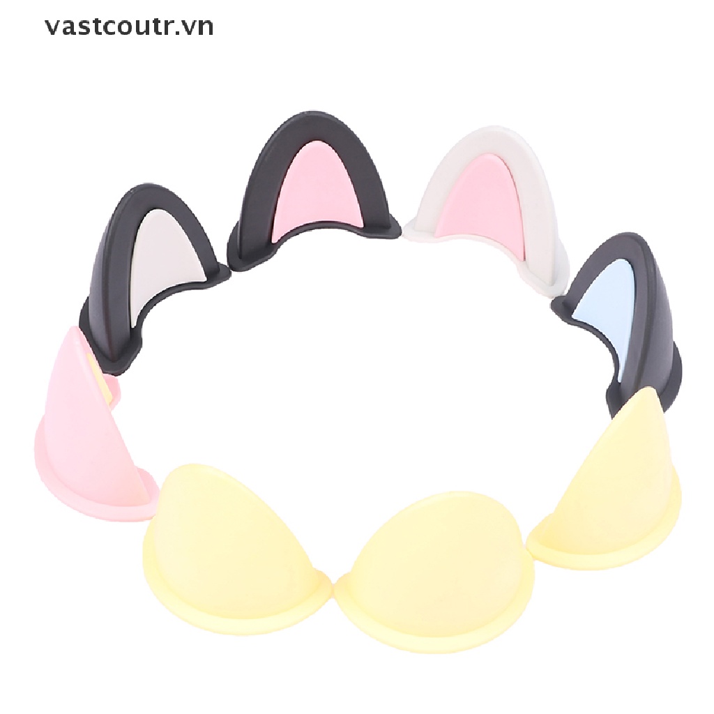 Bộ 2 Nón Bảo Hiểm Hình Tai Mèo Dễ Thương