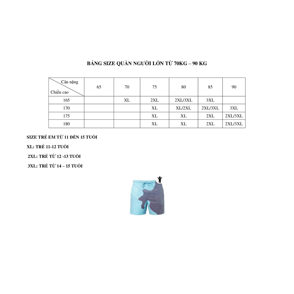 Quần bơi đổi màu, quần đi biển cho nam, quần bơi đổi màu theo nhiệt độ | BigBuy360 - bigbuy360.vn