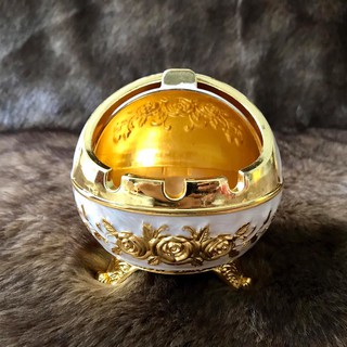 Gạt tàn thuốc Mạ vàng hoàng gia Thái Lan 3 chân