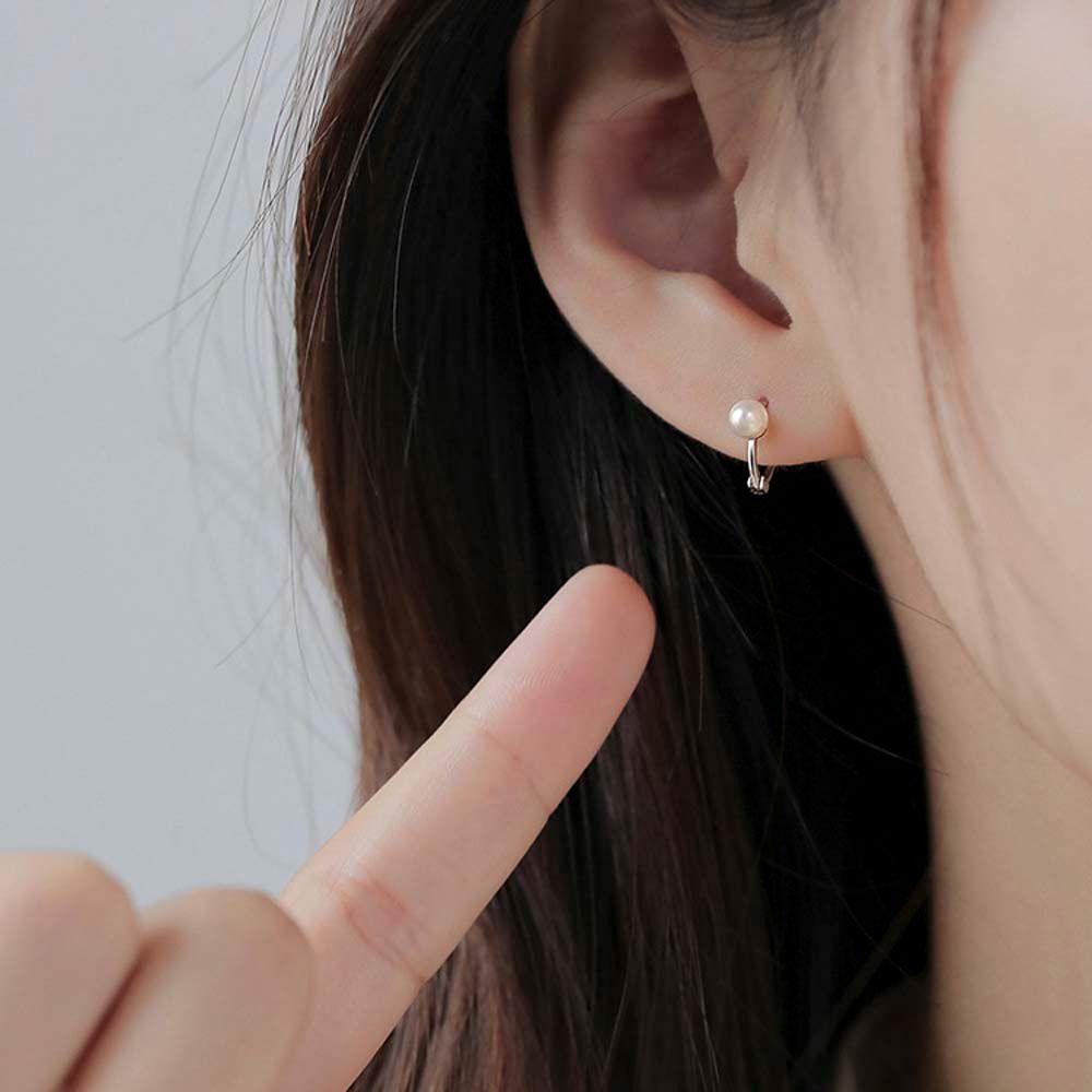 Bông Tai Mạ Màu Hình Học Phong Cách Retro MXMUSTY|Bông Tai Tròn Bằng Kim Loại Thời Trang Dành Cho Nữ