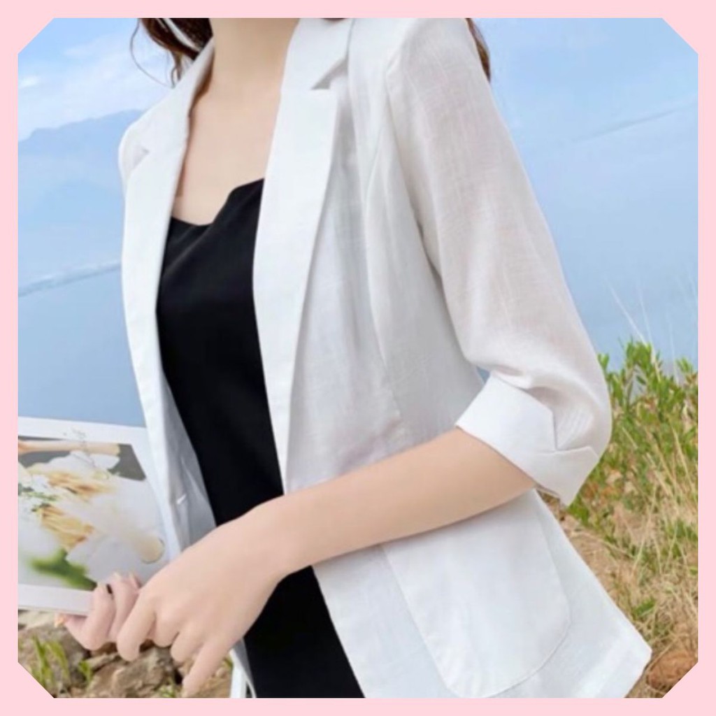 Áo vest , áo blazer nữ [video+ ảnh thật] vải xước độc đáo , mát đẹp thời trang | BigBuy360 - bigbuy360.vn