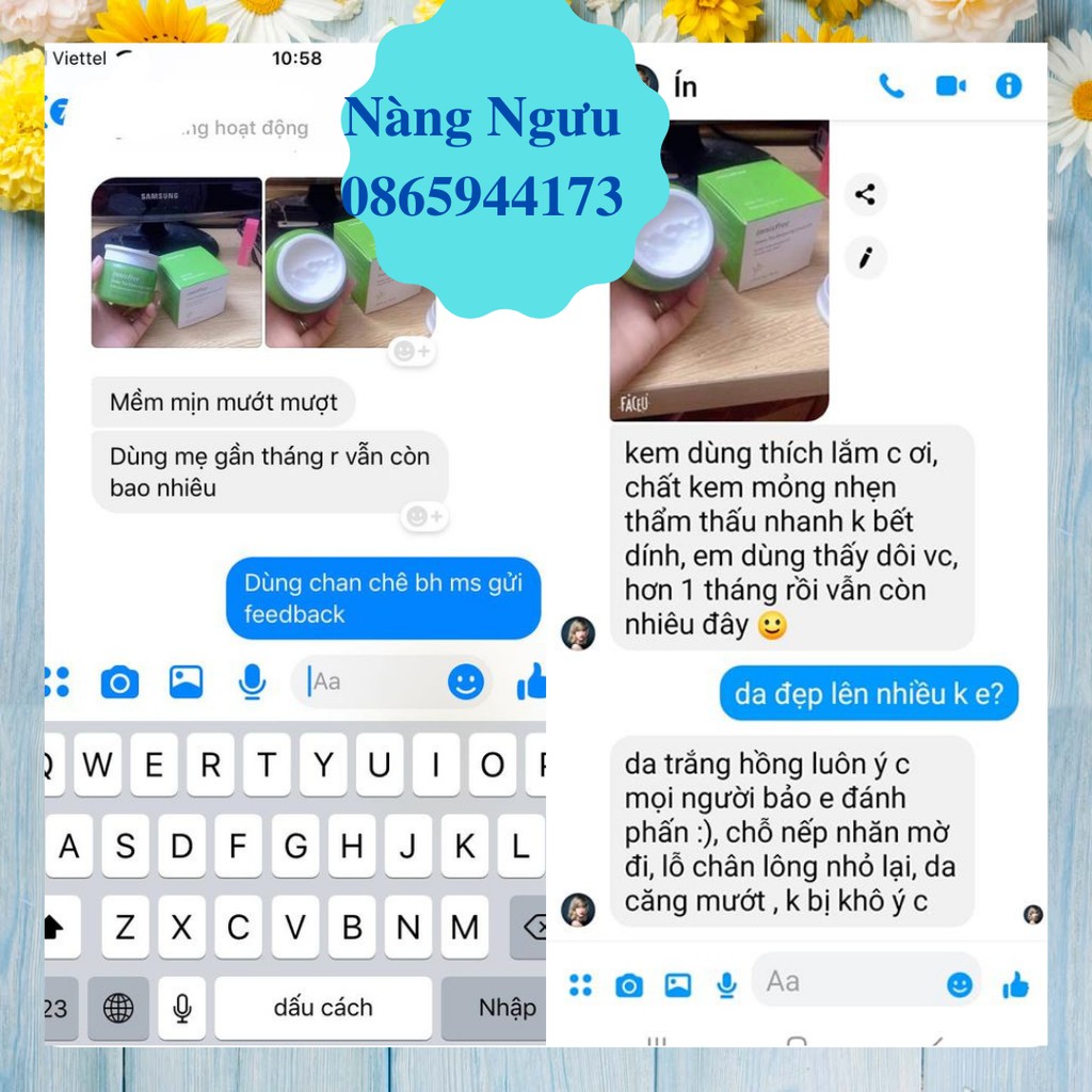 Kem Dưỡng Ẩm, Kem Dưỡng Trắng Da Innisfree Green Tea, Chống Lão Hóa và Ngăn Mụn, Hàng Chính Hãng Hàn Quốc | BigBuy360 - bigbuy360.vn