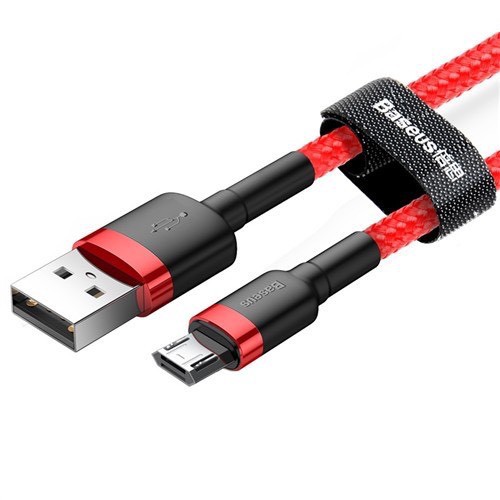 Cáp sạc nhanh Baseus Micro Smartphone Android (2.4A, Quick charge 3.0) BH 12 THÁNG.