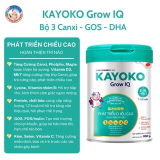 sữa KAYOKO đủ số 900g.400g