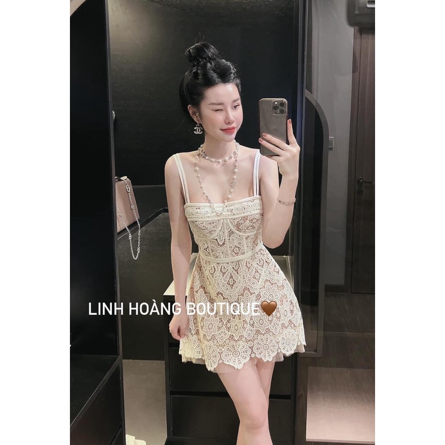 ĐẦM MINI REN 2 DÂY