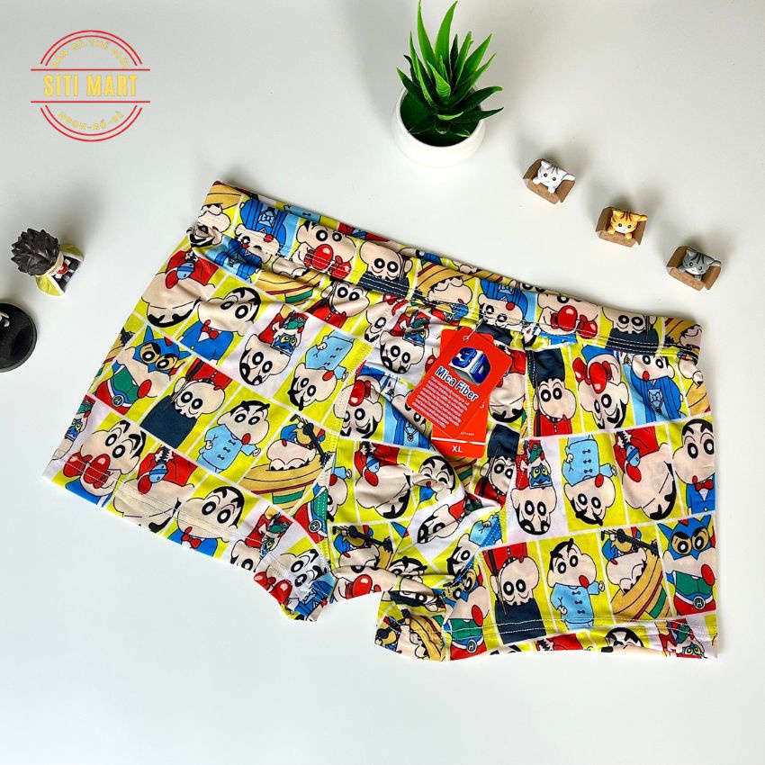 Quần lót nam quần sịp đùi full hình thun lạnh hàng hiệu siti mart