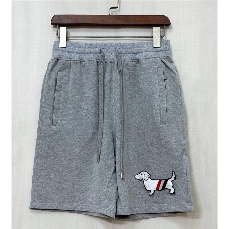 Quần đùi vải cotton thêu hình chú cún thời trang mùa hè cá tính cho nam size s-4xl