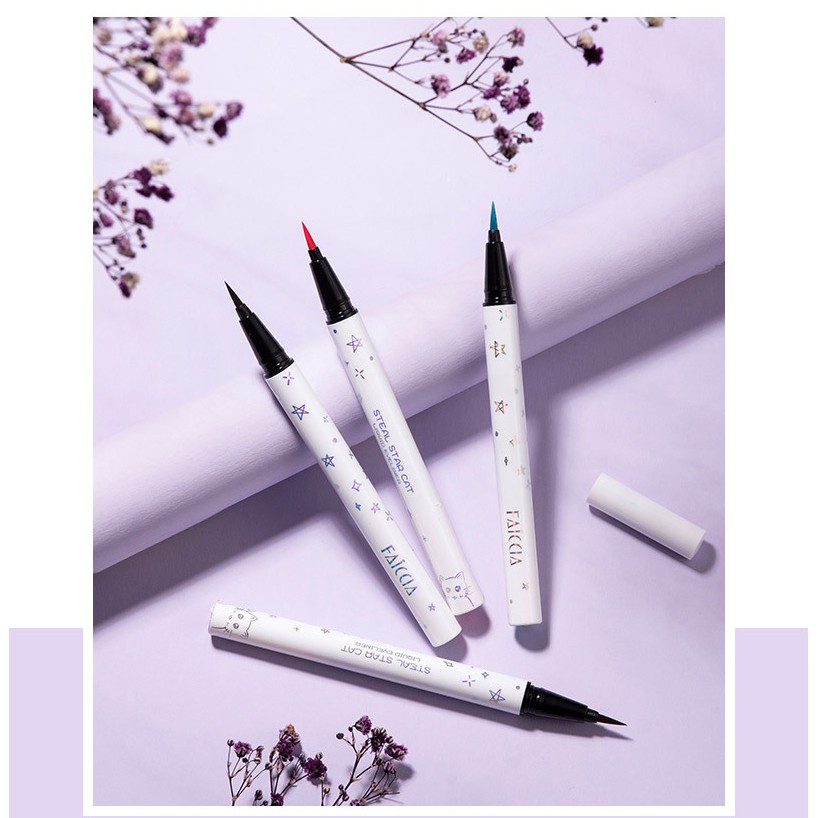 Bút kẻ mắt nước Faicia ❤️FREESHIP❤️ cây kẻ mắt không trôi, bút kẻ lông mày không lem, chì kẻ mắt 12 màu khô nhanh. | BigBuy360 - bigbuy360.vn