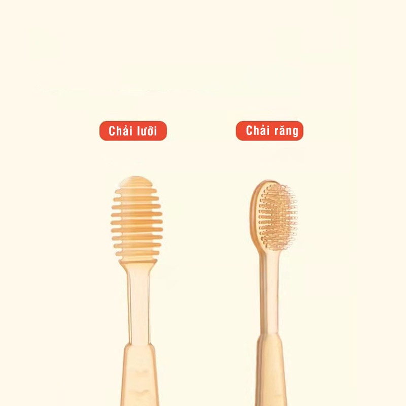 Bàn chải rơ lưỡi silicon cho trẻ sơ sinh