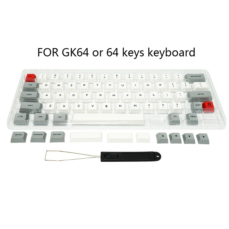 Bộ Bàn Phím Chơi Game 64 Phím Pbt Cho Gk64